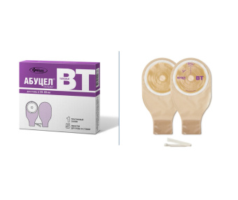 Однокомпонентные калоприёмники АБУЦЕЛ-ВТ (для стомы диаметром от 20 до 80 мм)