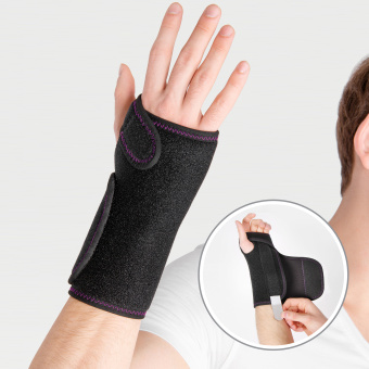 Бандаж на лучезапястный сустав без фиксации большого пальца WS-LTU