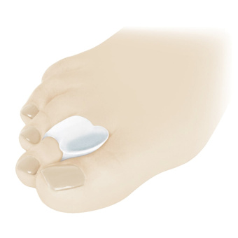 Перегородка силиконовая межпальцевая с фиксирующим кольцом Lum802 