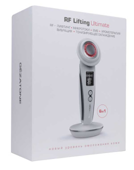 Аппарат для безоперационного лифтинга и омоложения кожи лица 6 в 1 RF-1610, Gezatone