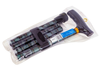 Трость телескопическая с устройством против скольжения, складная