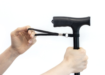 Трость телескопическая с устройством против скольжения, для мужчин и женщин