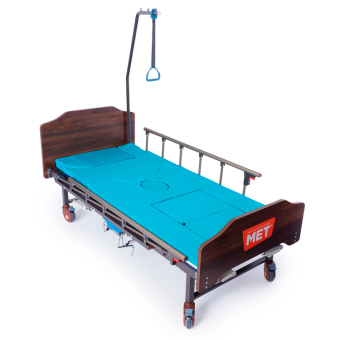 Функциональная кровать, выполненная в "домашнем" дизайне, с переворотом, функцией кардиокресла. MET KARDO 