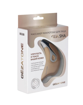 Массажер микротоки для лица + массаж гуаша m911 Gezatone