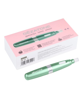 Электрический мезороллер - дермапен для фракционной мезотерапии лица AMG517, Gezatone